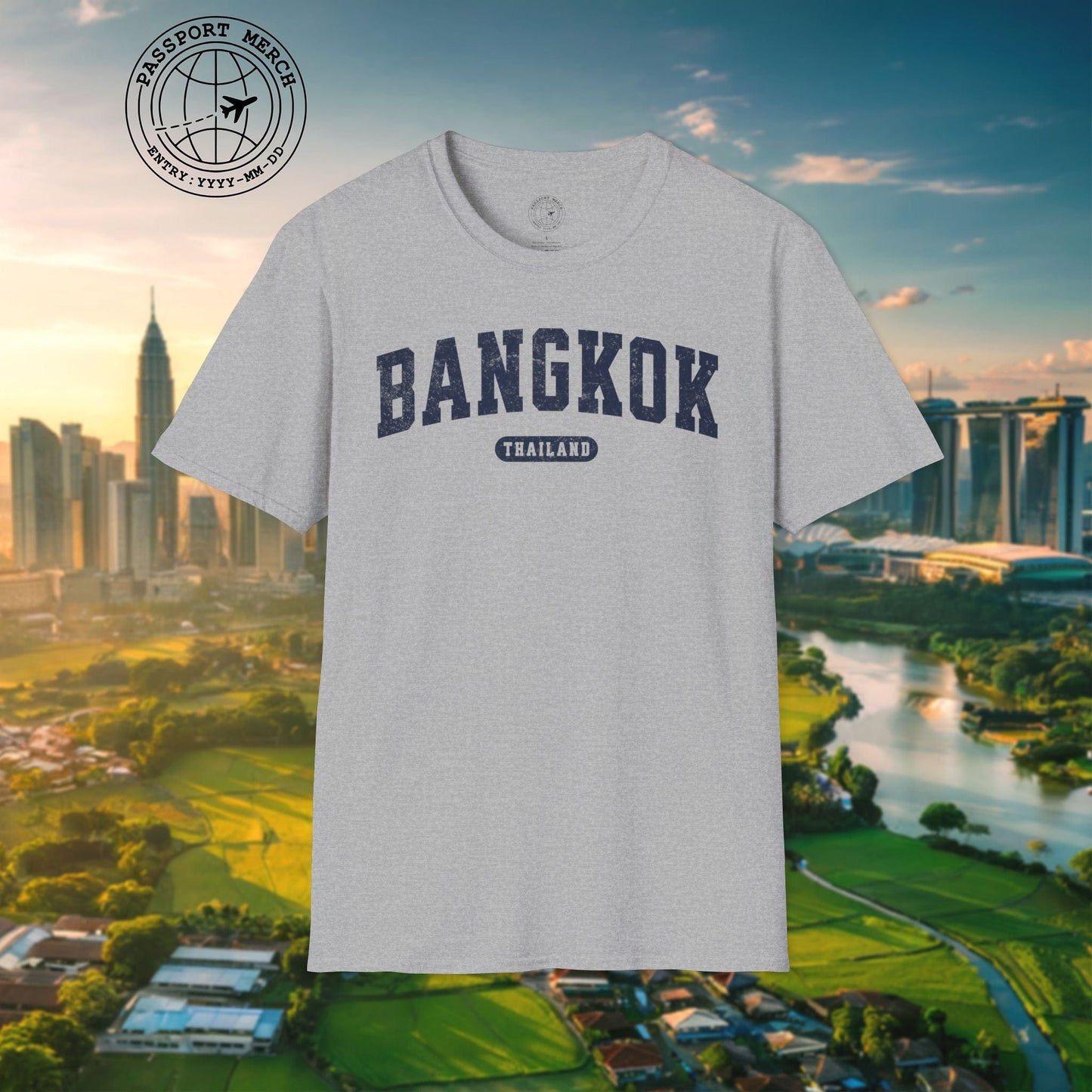 Classic Athletic (Bucket List Edition), Bangkok, Thailand T-Shirt
