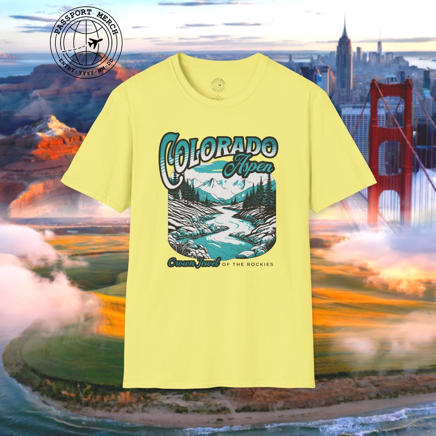 Aspen Crown Jewel of the Rockies Colorado T-Shirt