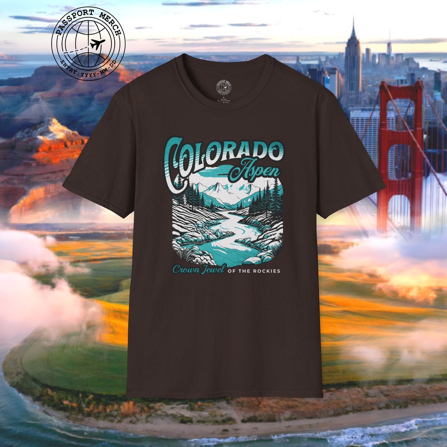 Aspen Crown Jewel of the Rockies Colorado T-Shirt
