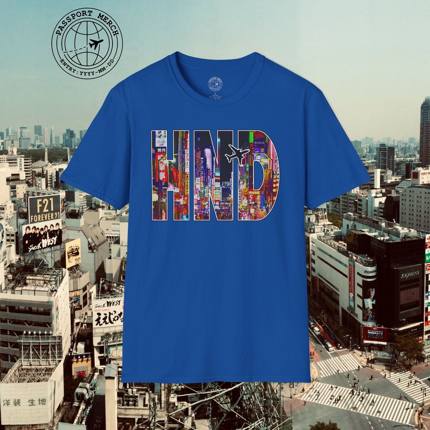 Airport Window Haneda Tokyo Japan HND T-Shirt