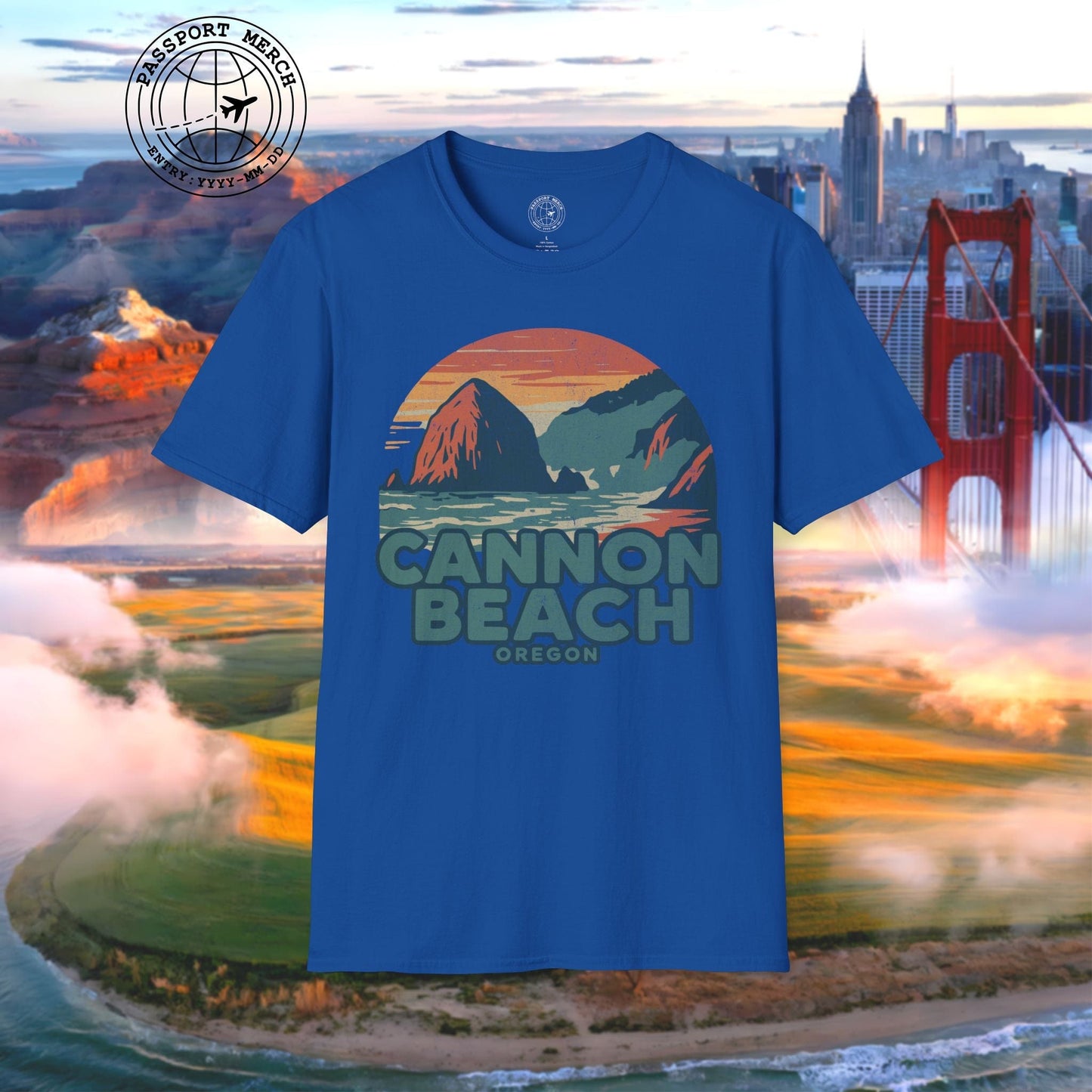 Cannon Beach, Oregon - 80's Vintage T-Shirt
