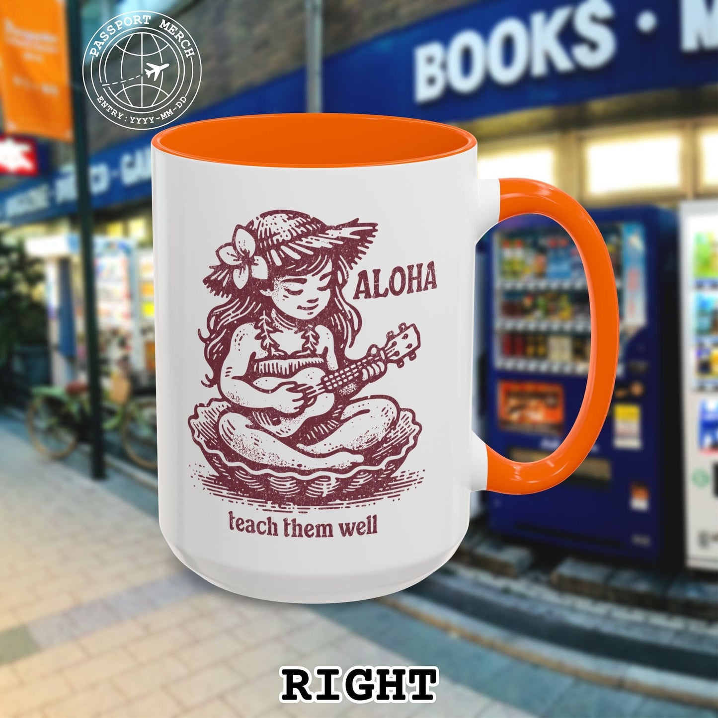 Aloha, Teach Them Well, Hawaii 15oz Mug
