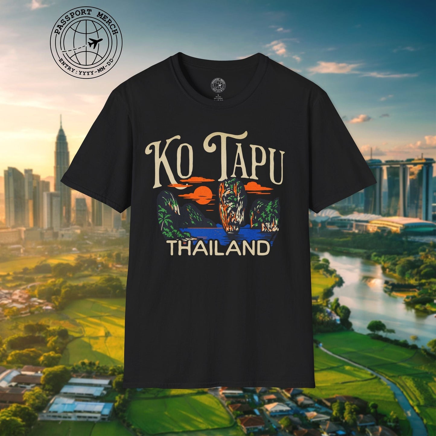 Ko Tapu, Thailand - 80's Vintage T-Shirt