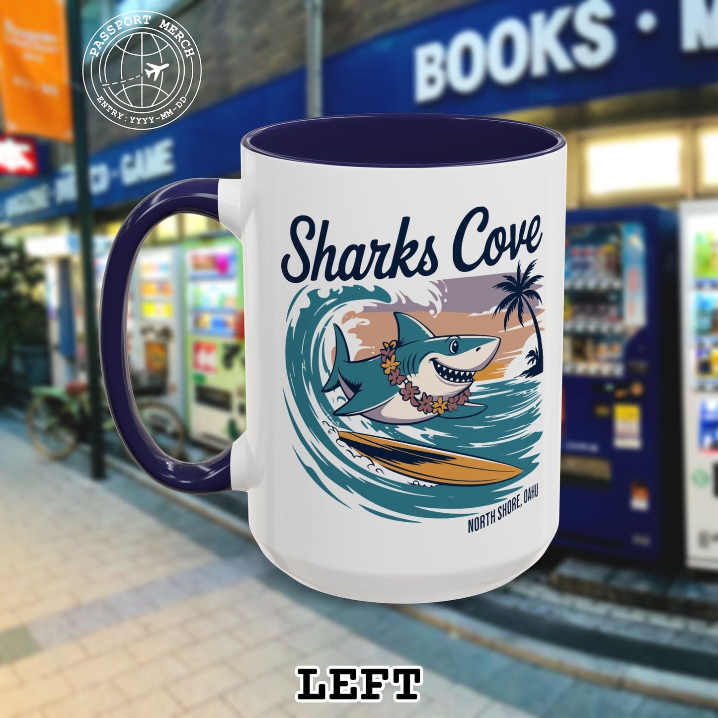 Sharks Cove Oahu, Hawaii 15oz Mug