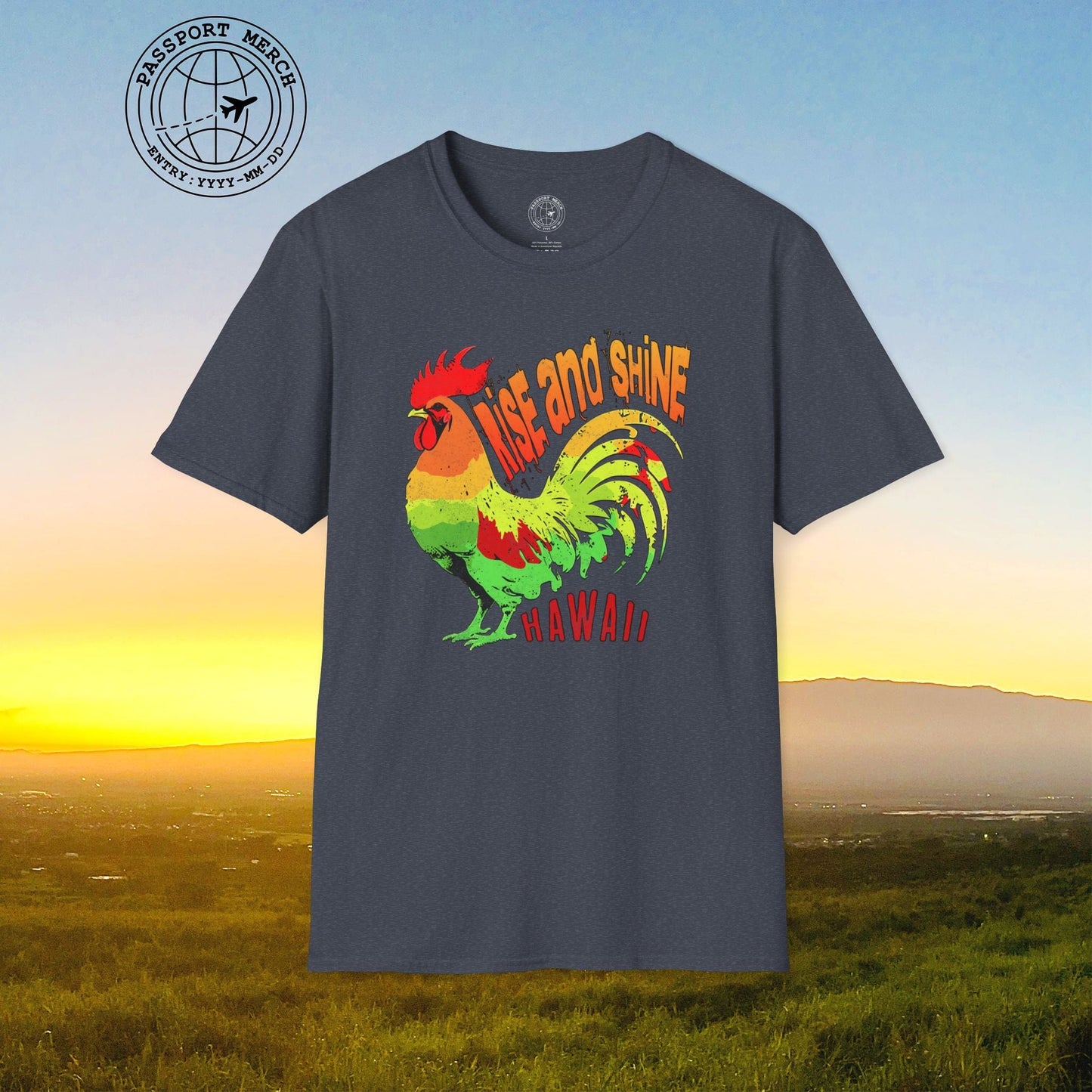 Rise and Shine Rooster, Hawaii T-Shirt