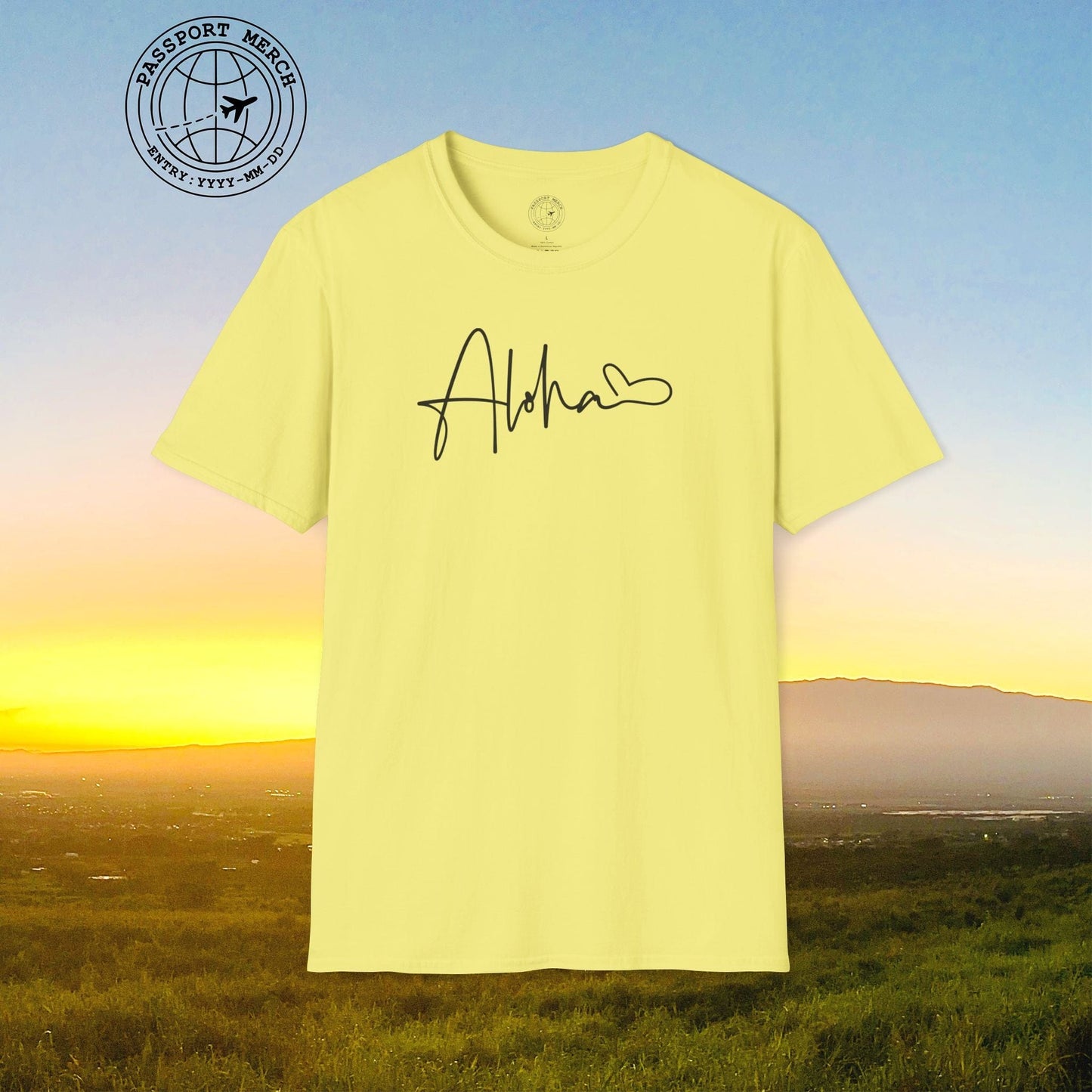 Aloha Heart Signature, Hawaii T-Shirt