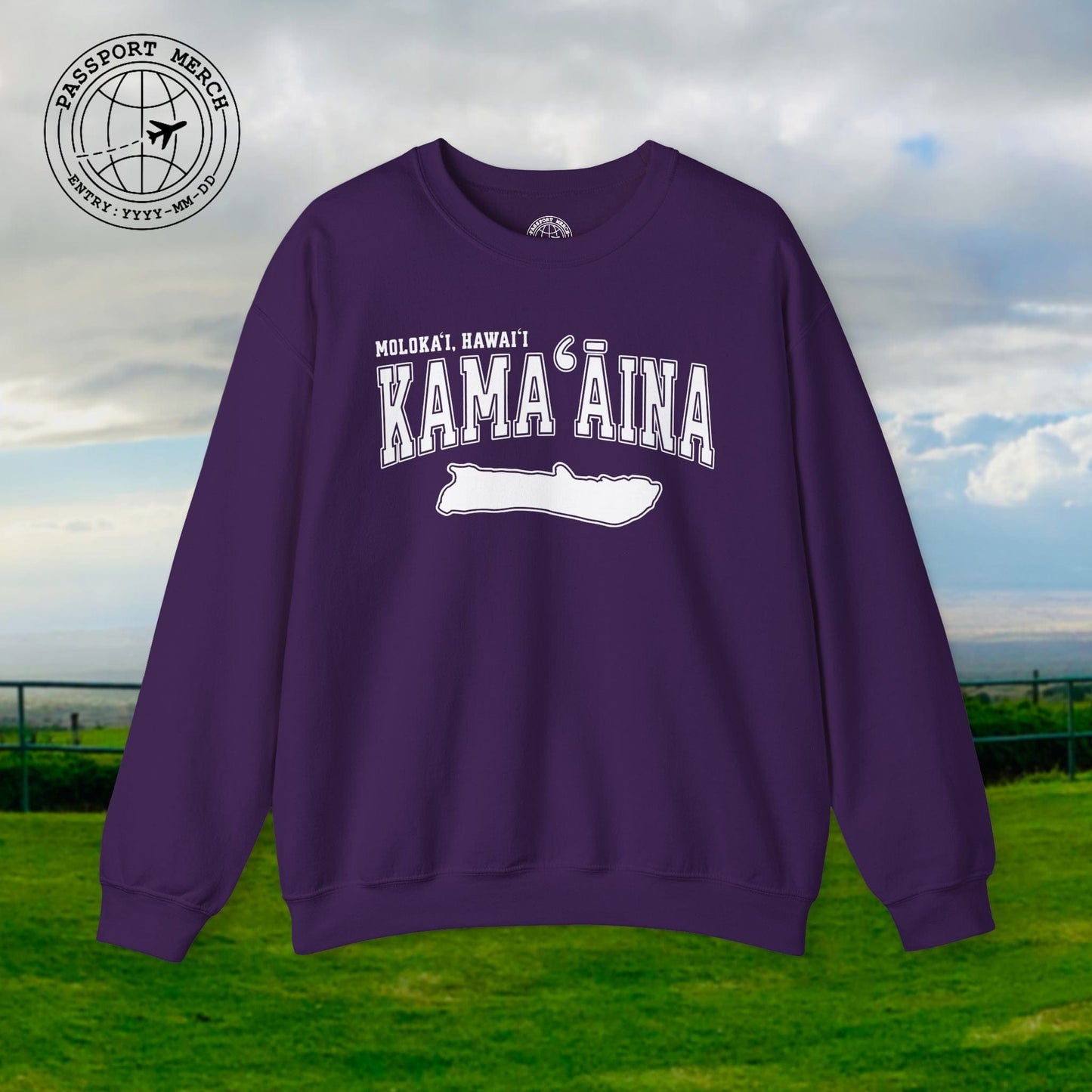 Classic University (Kamaaina Edition), Molokai, Hawaii Crewneck