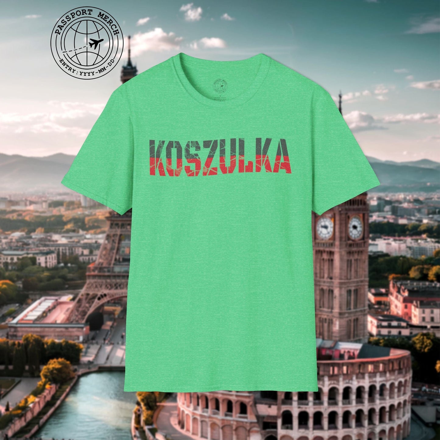 T-Shirt that says T-Shirt in Polish