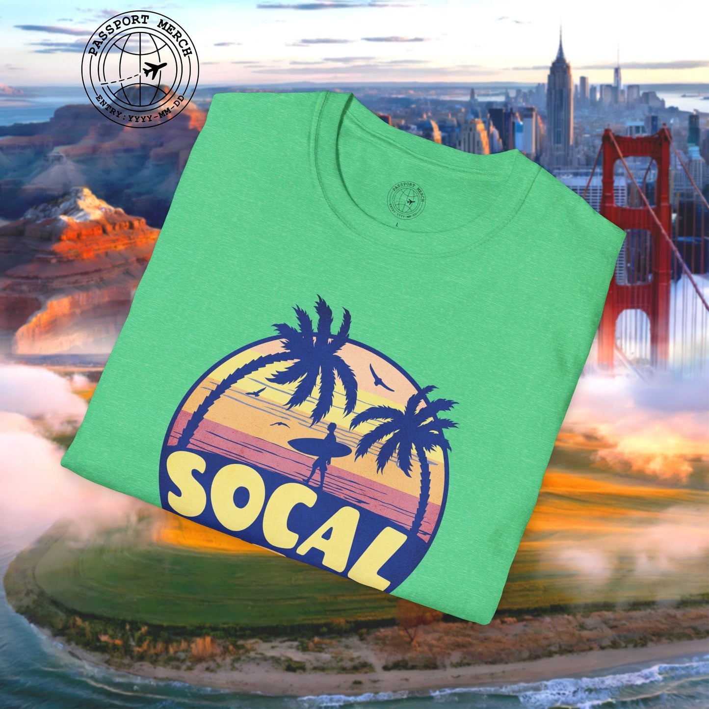 Retro SoCal Vibes, California T-Shirt