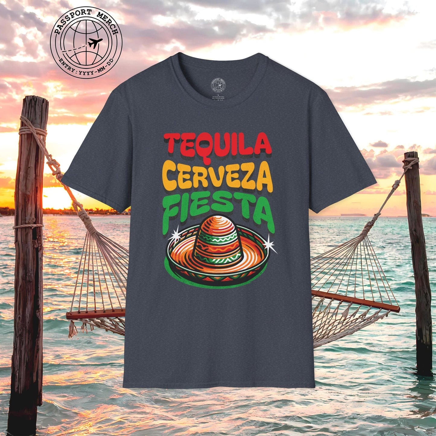 Tequila Cerveza Fiesta Mexico T-Shirt