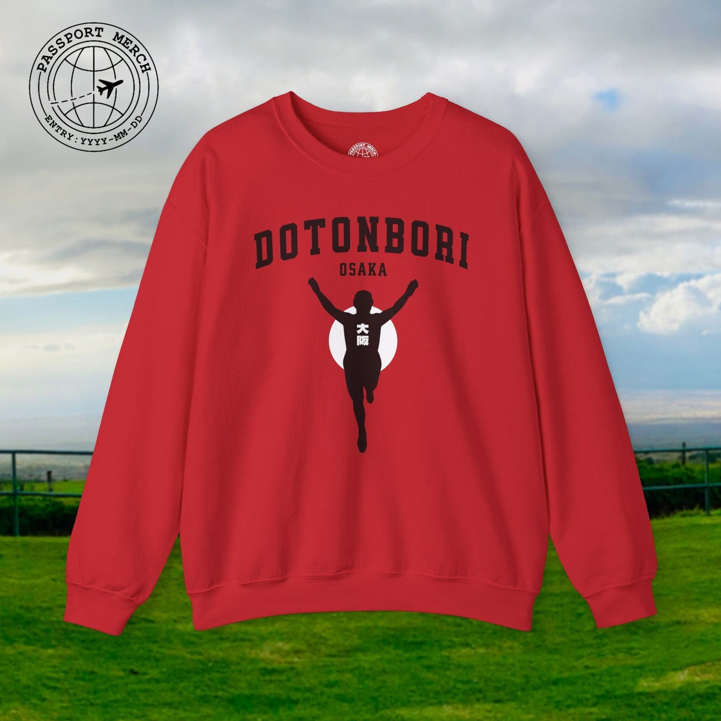 Signs of Wanderlust, Dotonbori, Osaka, Japan HND Crewneck