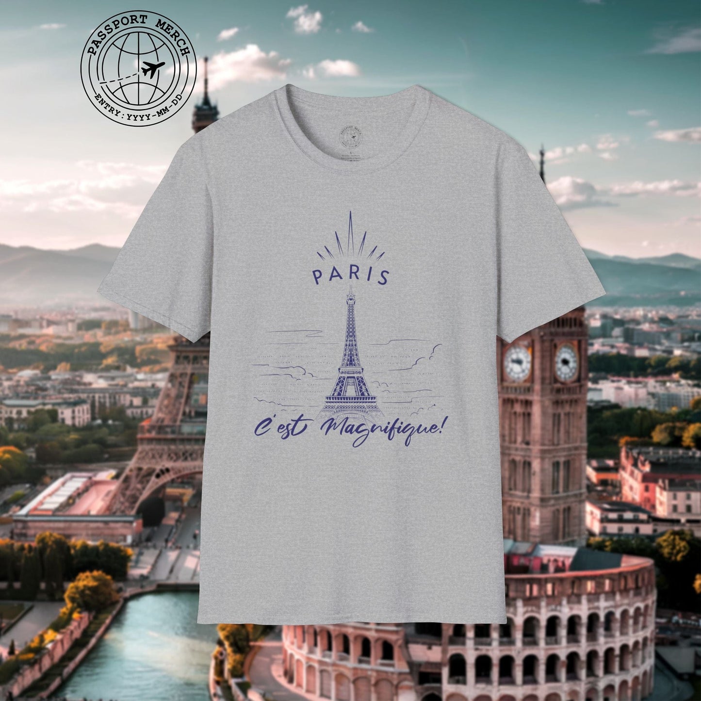 Paris C'est Magnifique France T-Shirt