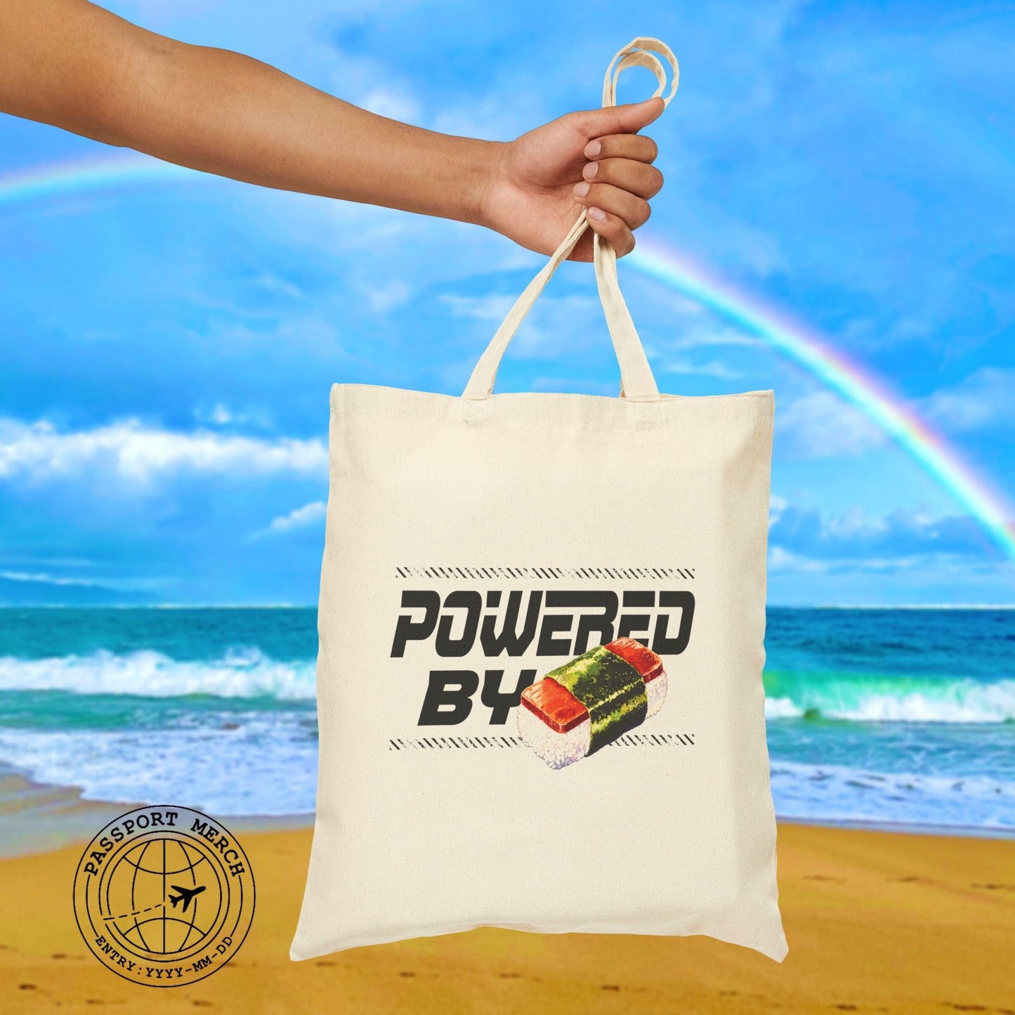 Powered By Musubi, Hawaii Tote Bag