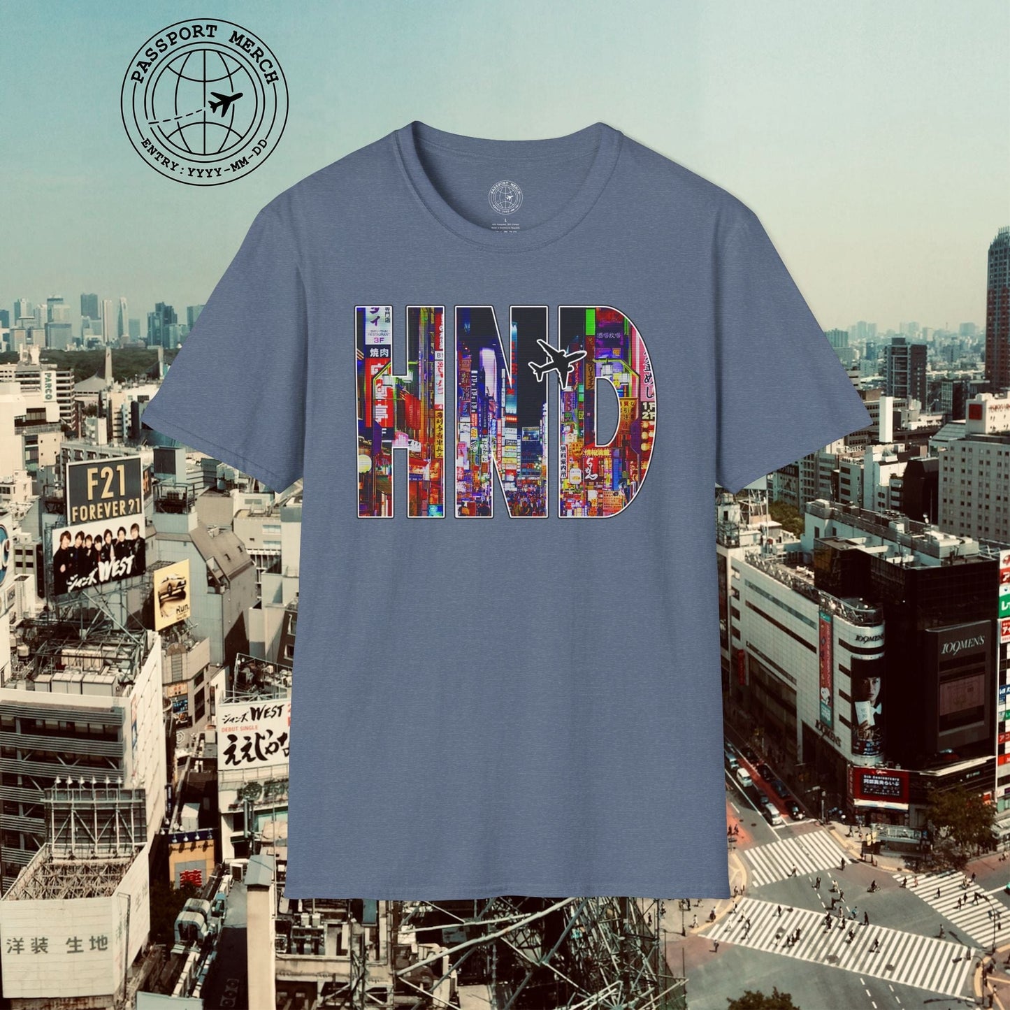 Airport Window Haneda Tokyo Japan HND T-Shirt