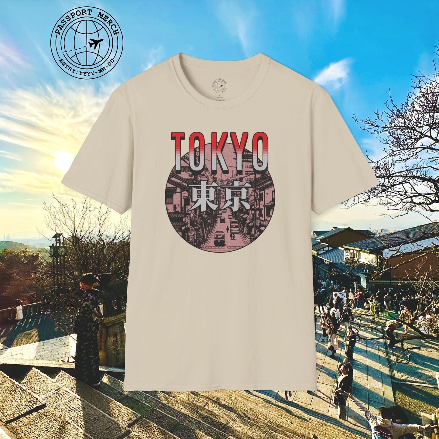 Vintage Streets of Tokyo Japan T-Shirt