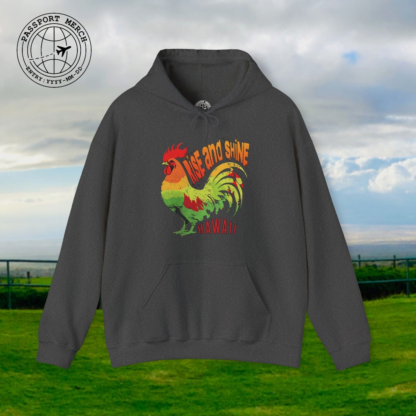Rise and Shine Rooster, Hawaii Hoodie