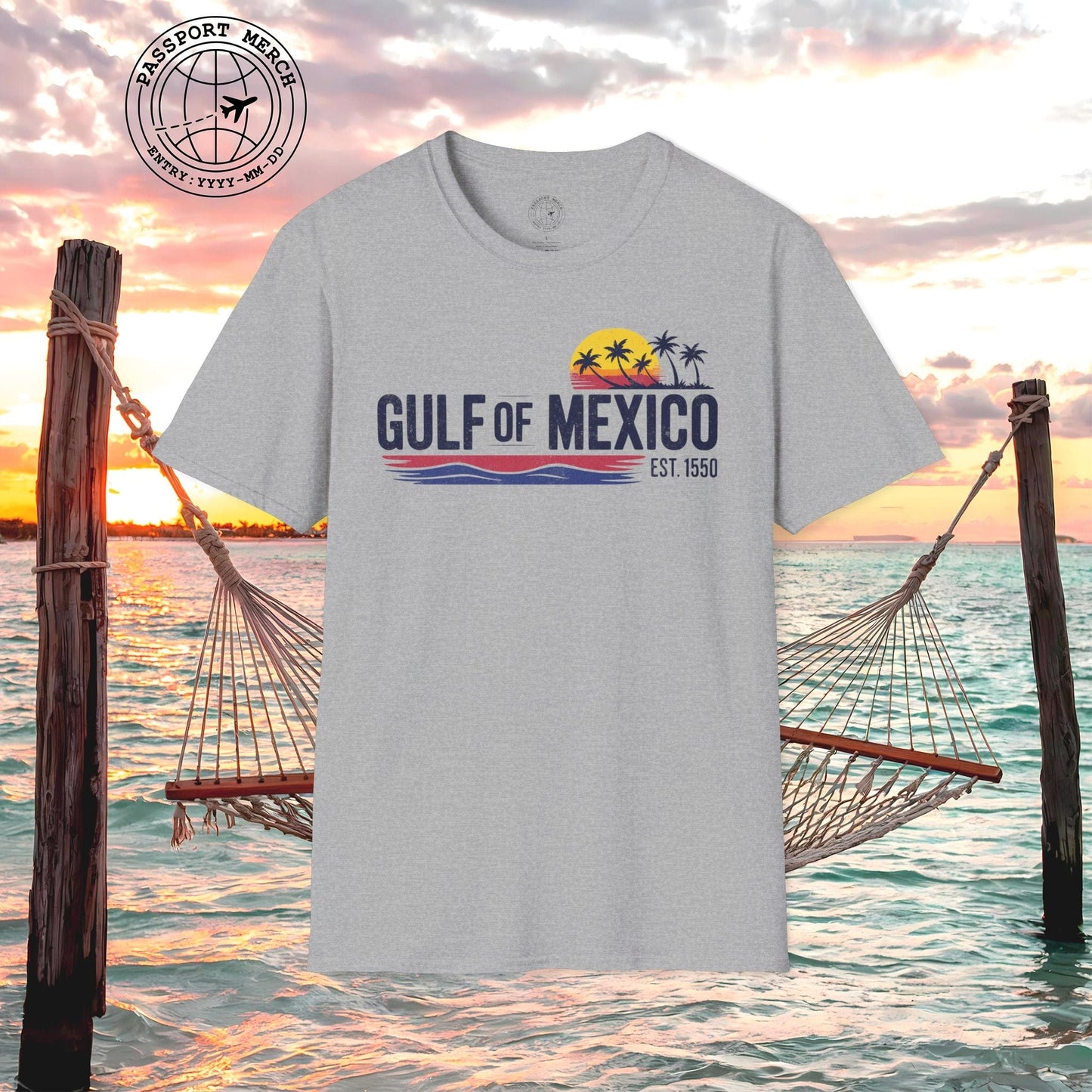 Vintage Retro Gulf of Mexico T-Shirt