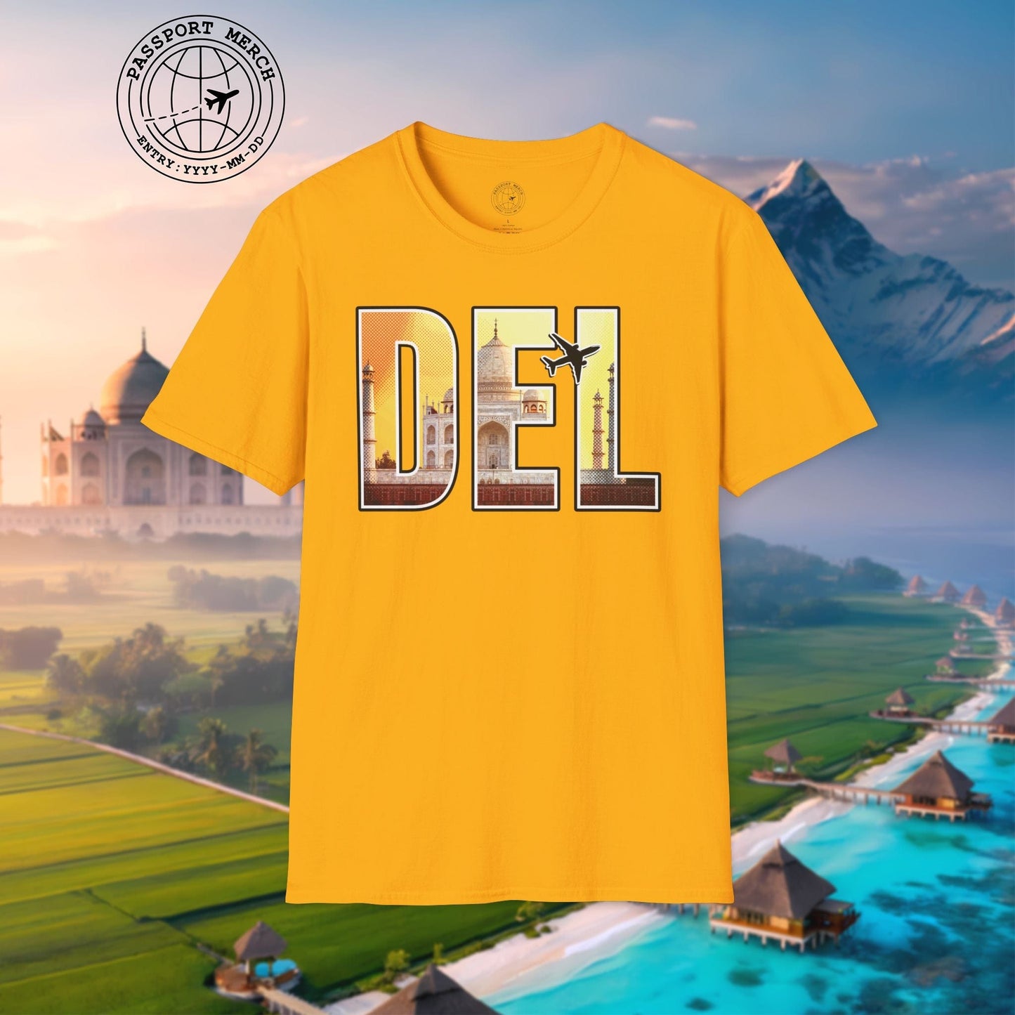 Airport Window New Delhi India DEL T-Shirt