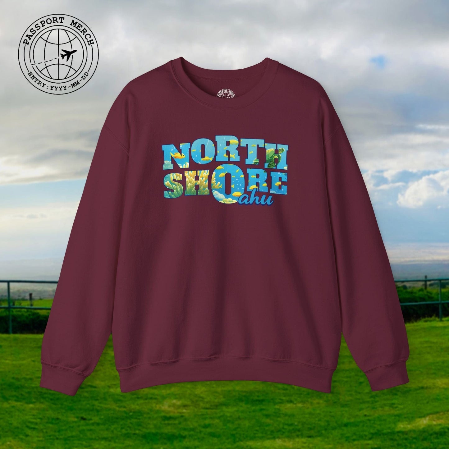 Underwater Dreams, North Shore Oahu, Hawaii Crewneck