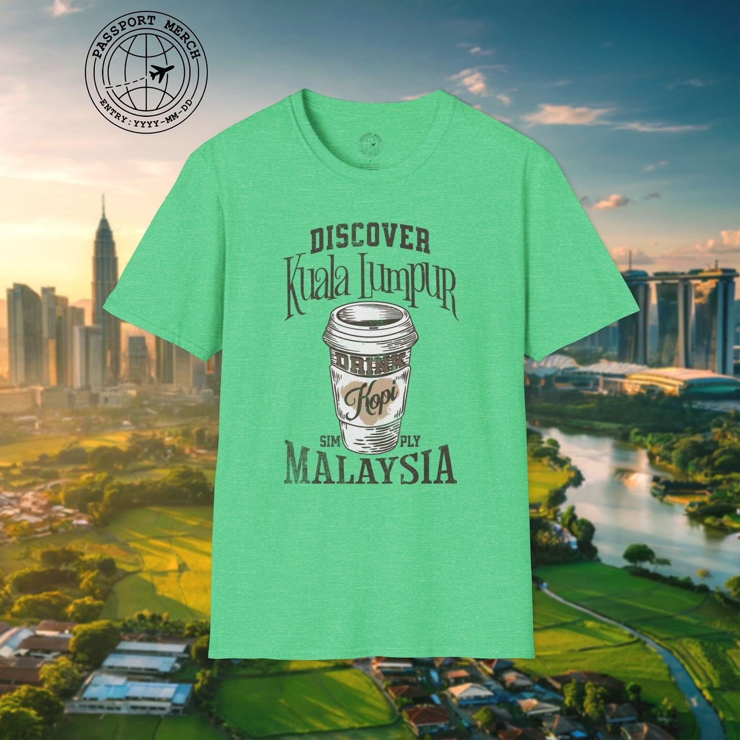 Discover Kuala Lumpur, Drink Kopi Malaysia T-Shirt