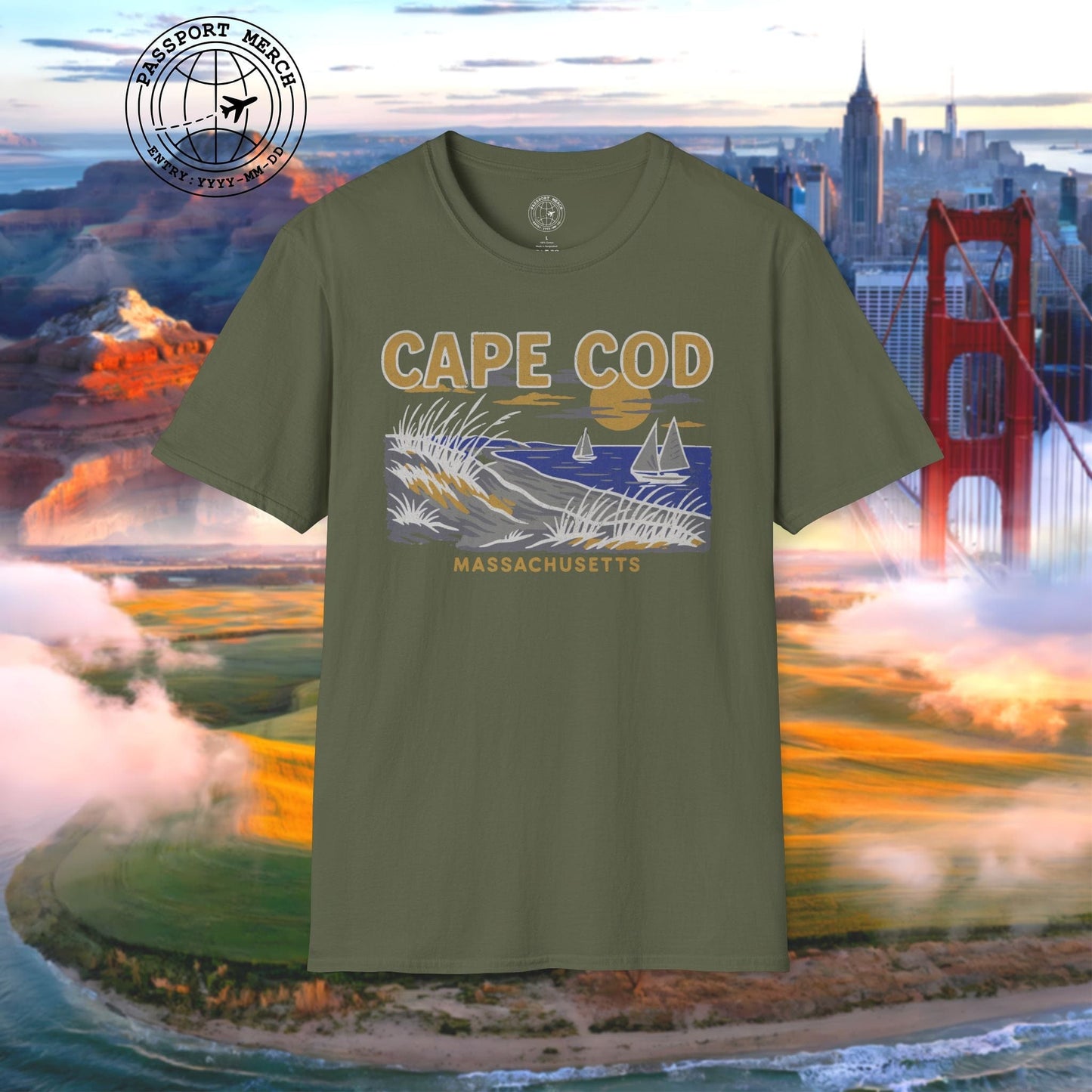 Cape Cod, Massachusetts - 80's Vintage T-Shirt