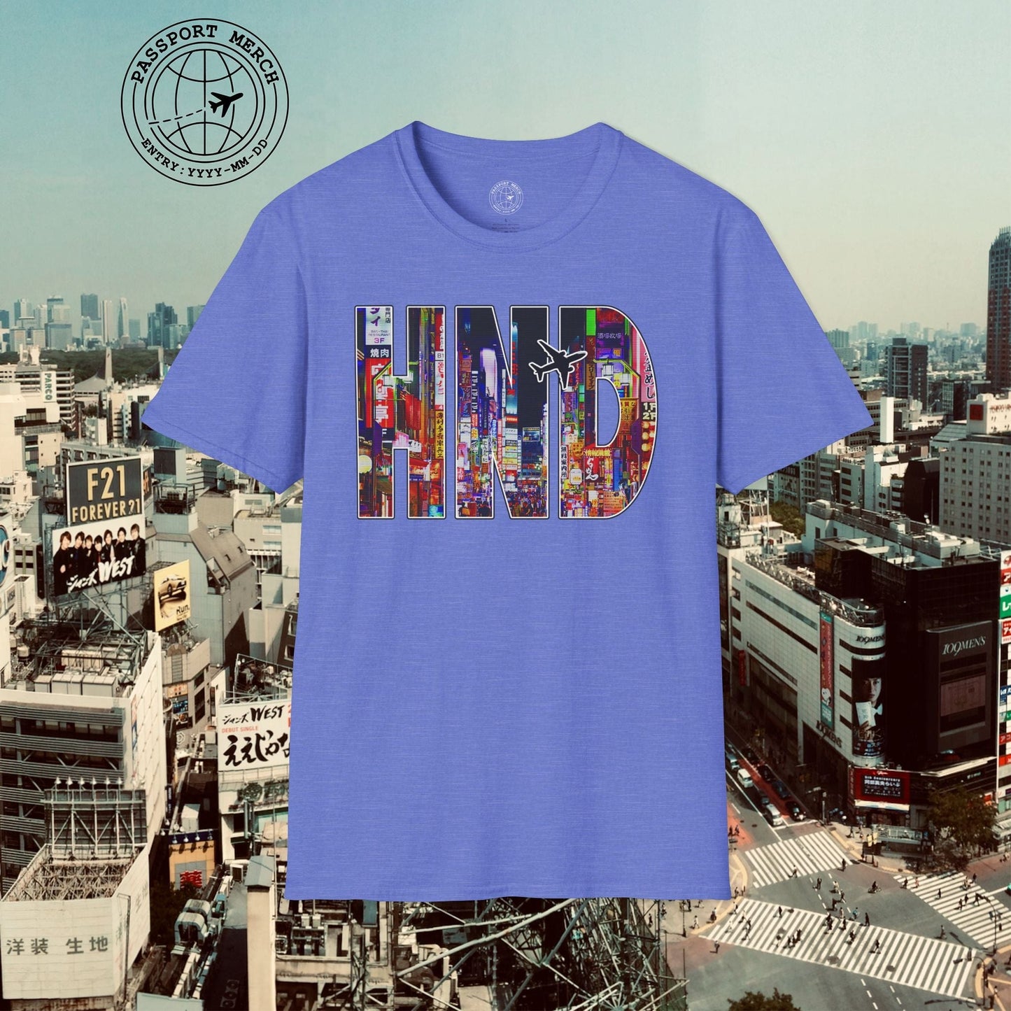 Airport Window Haneda Tokyo Japan HND T-Shirt