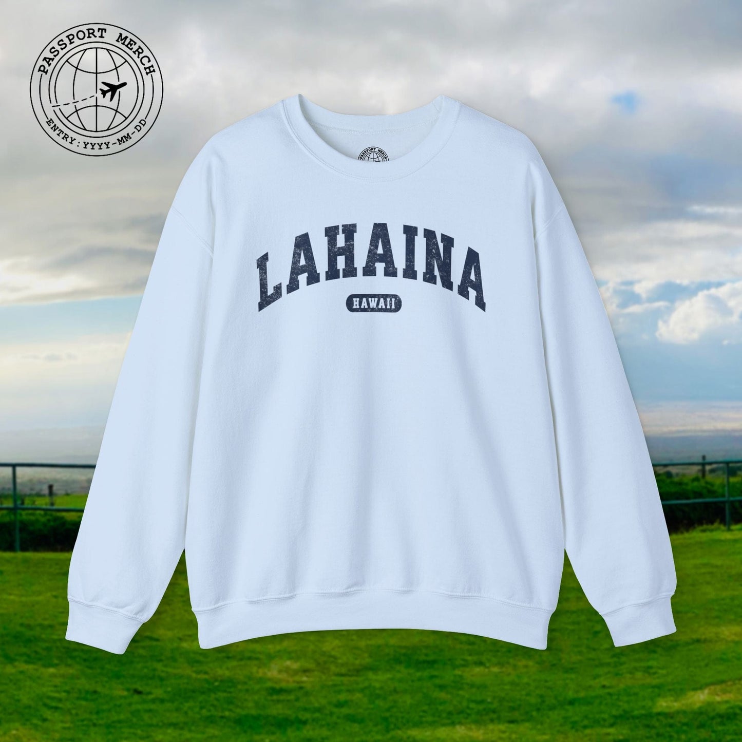 Classic Athletic, Lahaina, Hawaii (Fan Service) Crewneck