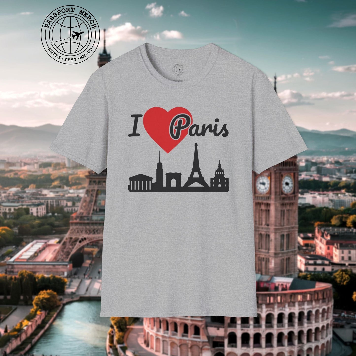 I Heart Paris France T-Shirt