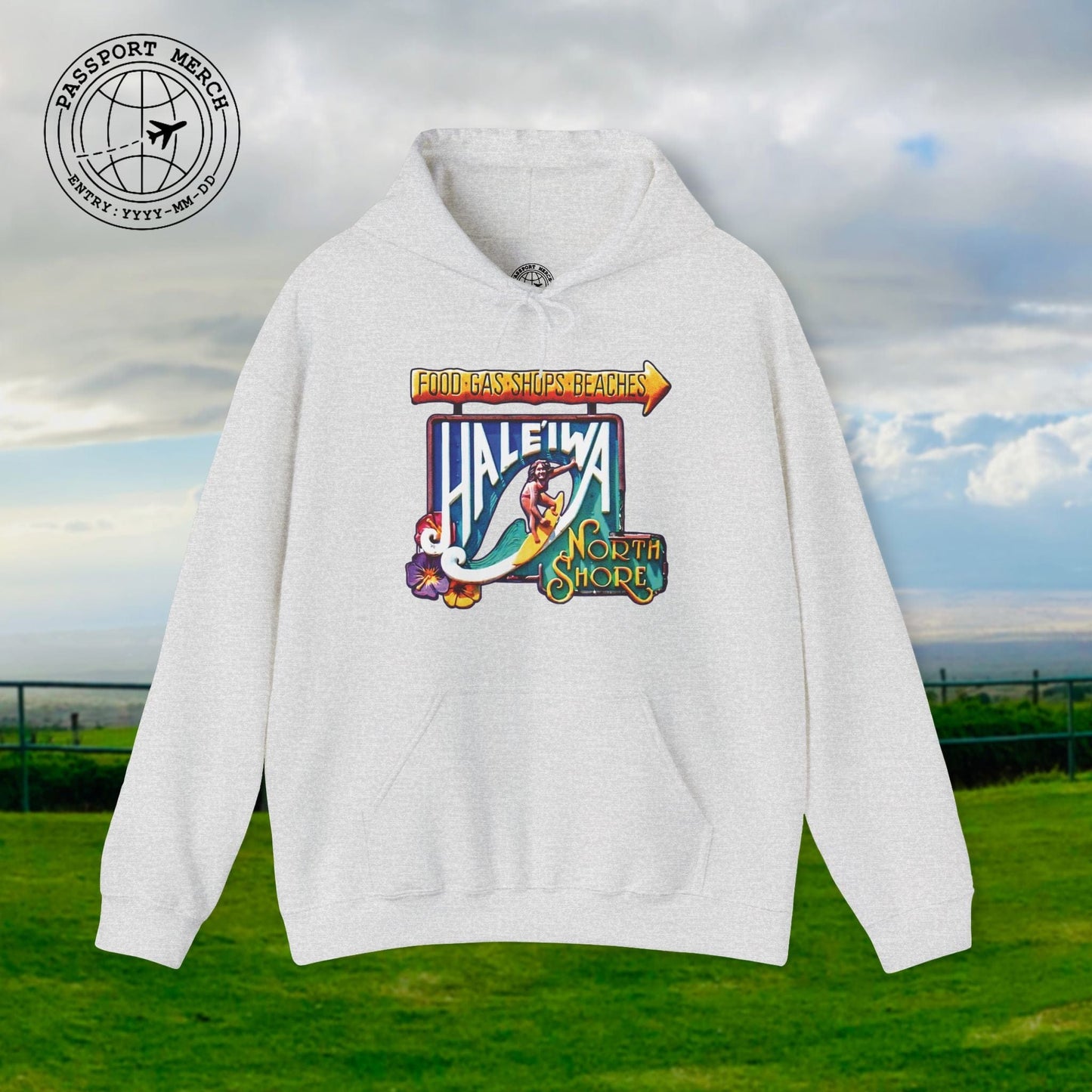 Signs of Wanderlust, Hale'iwa (South) Oahu, Hawaii Hoodie