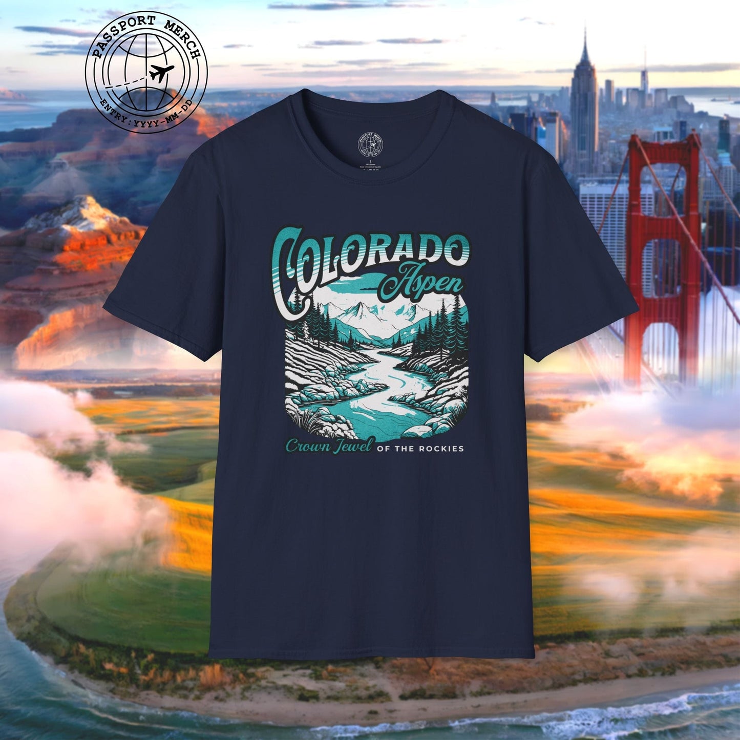 Aspen Crown Jewel of the Rockies Colorado T-Shirt