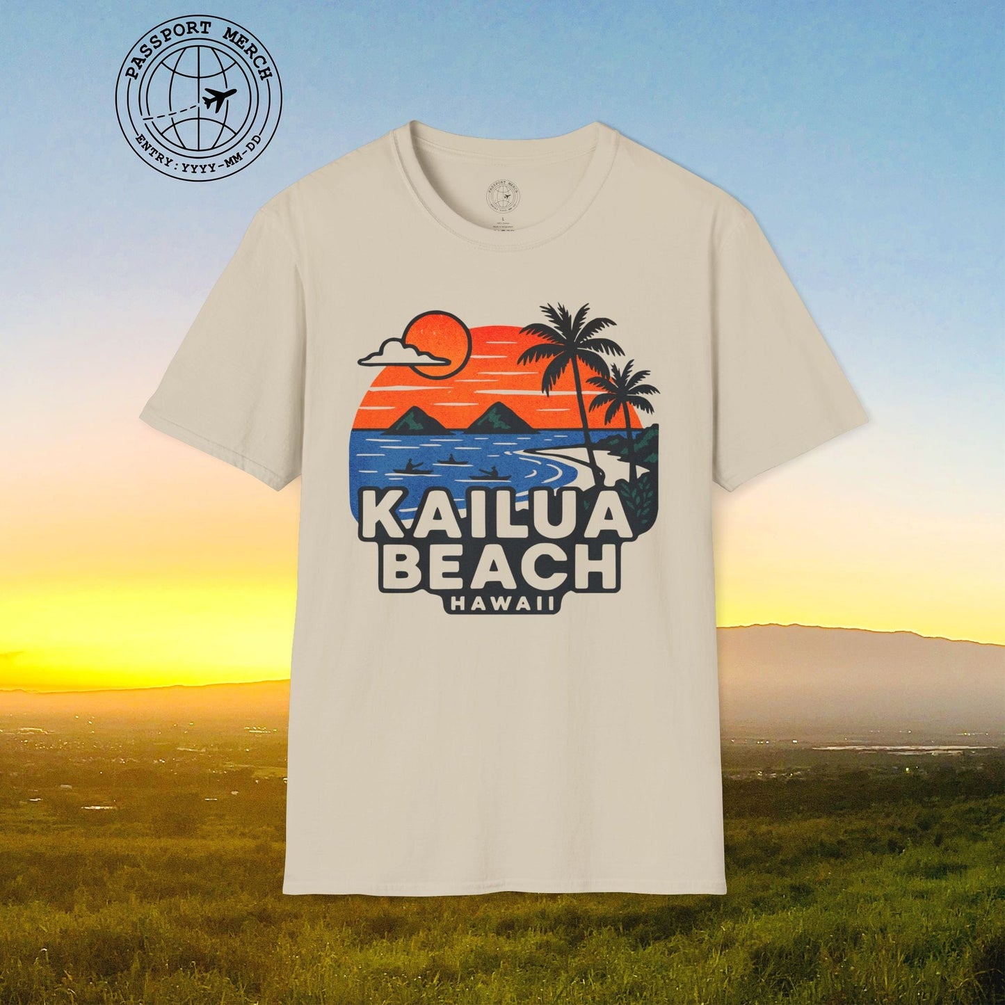 Kailua Beach, Hawaii - 80's Vintage T-Shirt