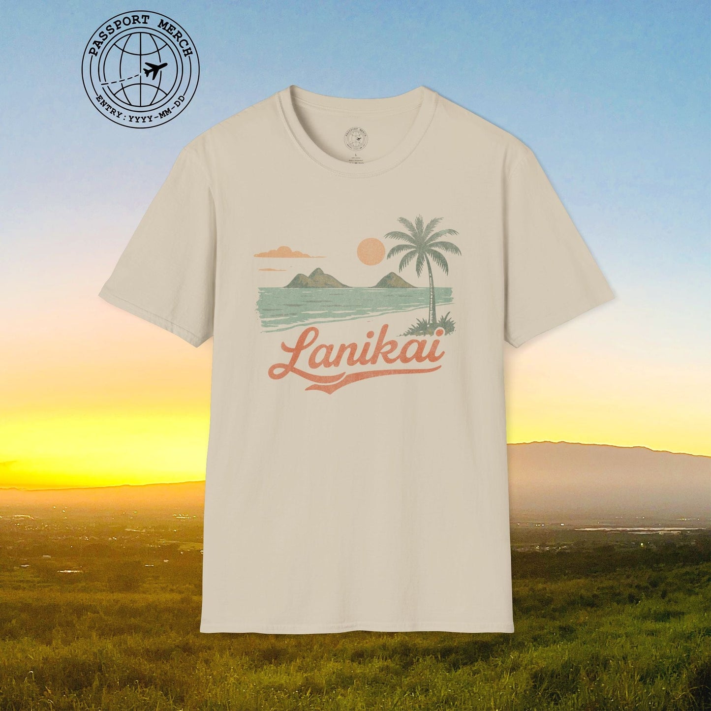Vintage Lanikai, Oahu, Hawaii T-Shirt