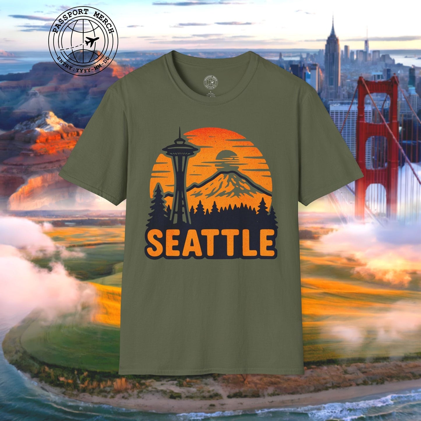 Seattle, Washington - 80's Vintage T-Shirt