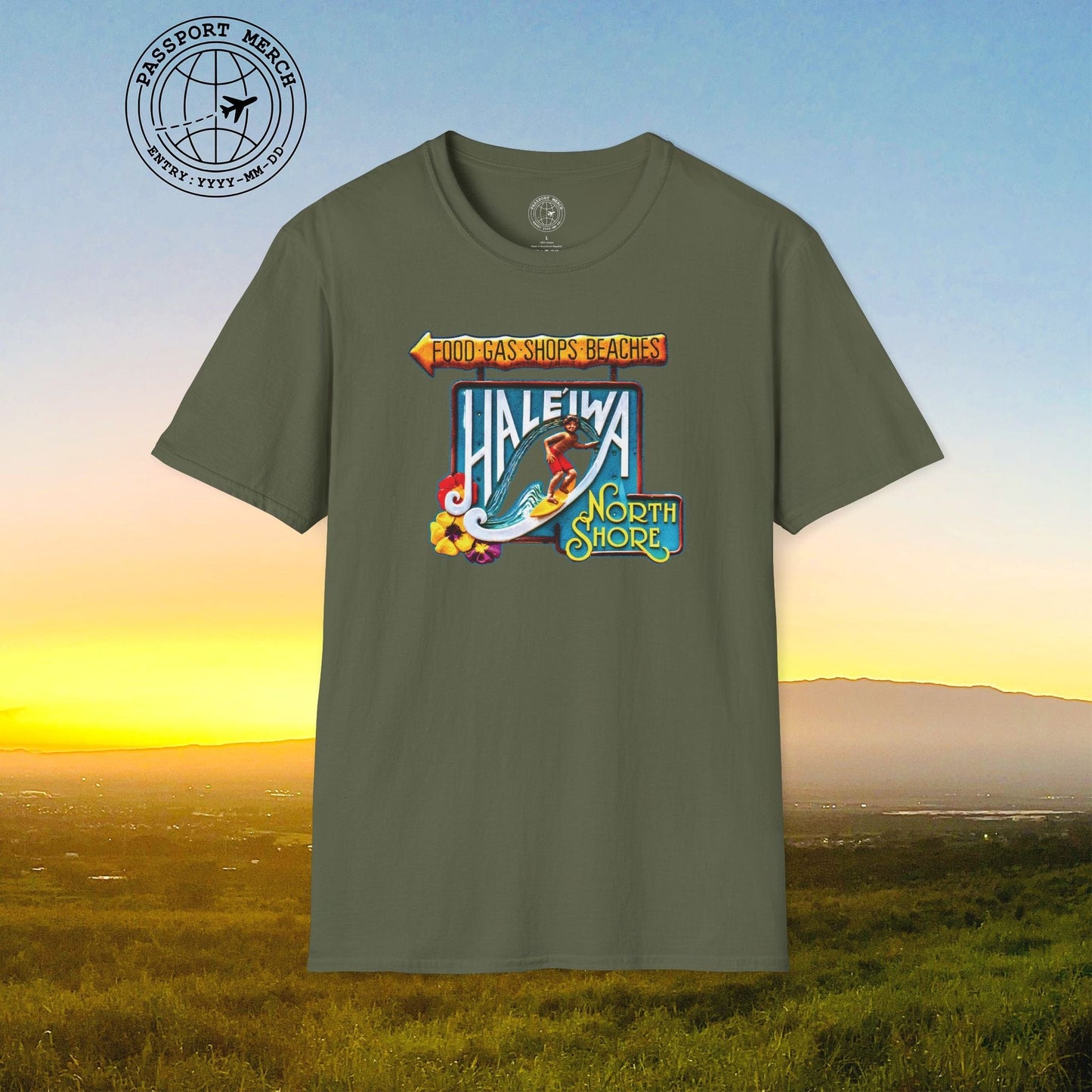Signs of Wanderlust, Hale'iwa (North) Oahu, Hawaii T-Shirt