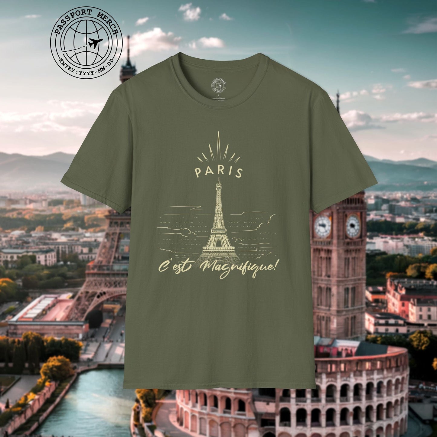 Paris C'est Magnifique France T-Shirt