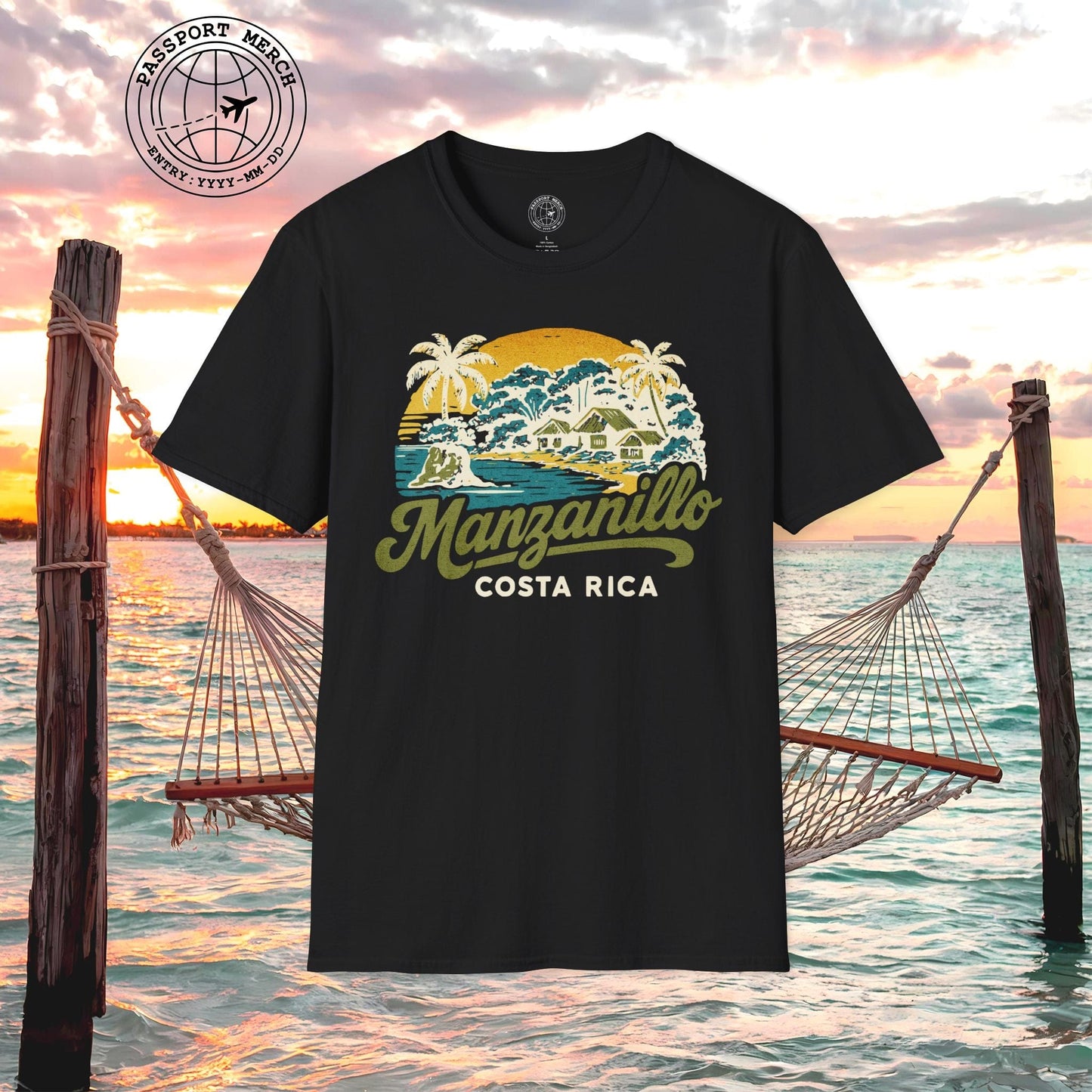 Manzanillo, Costa Rica - 80's Vintage T-Shirt