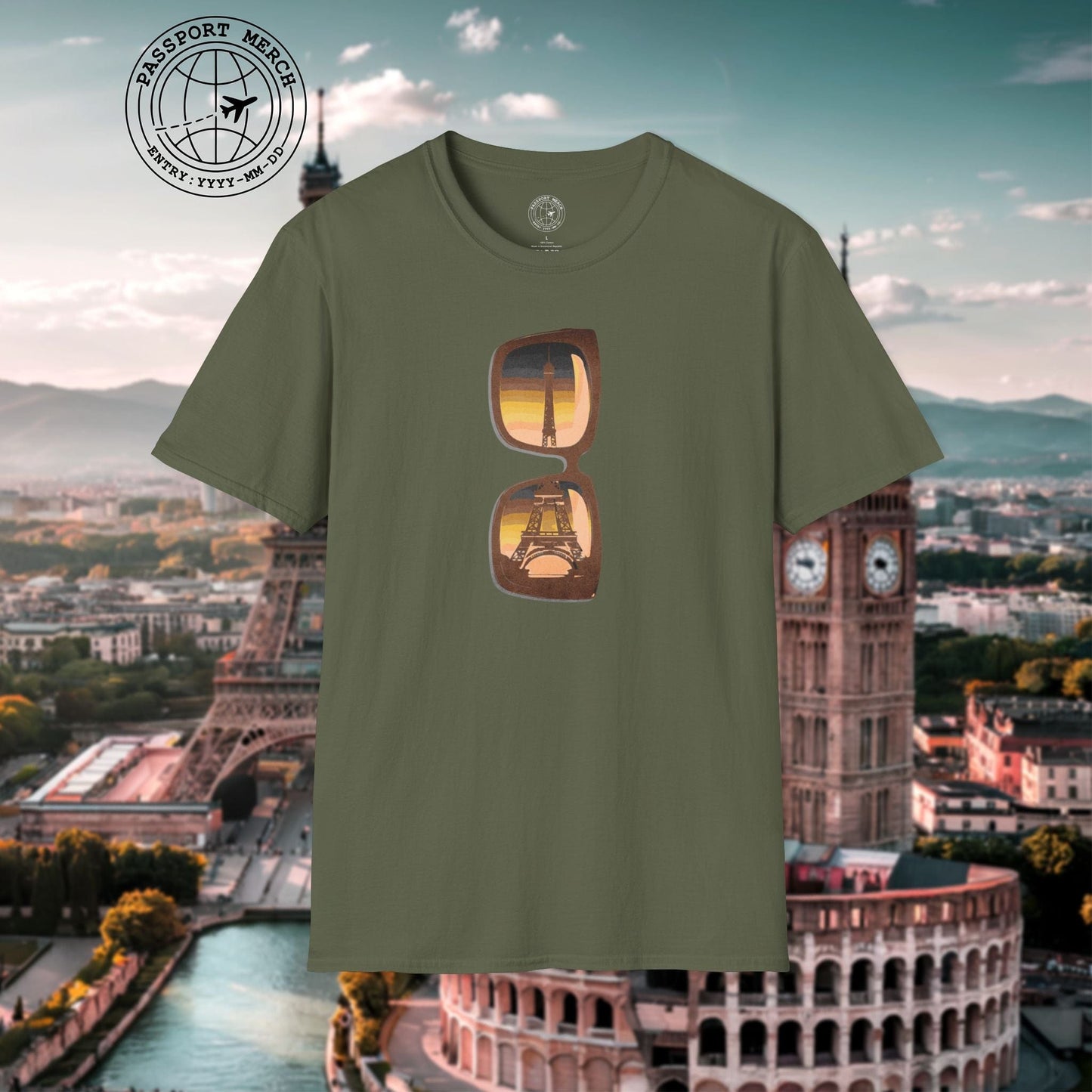Reflections of the Eiffel Tower, Paris France T-Shirt