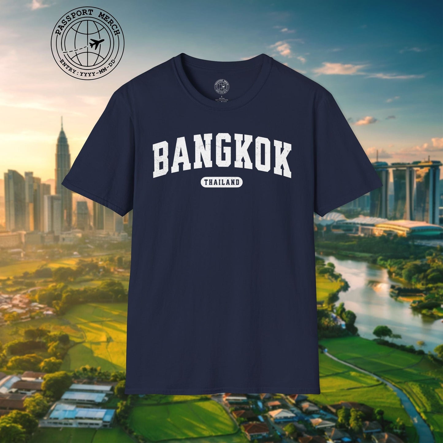 Classic Athletic (Bucket List Edition), Bangkok, Thailand T-Shirt