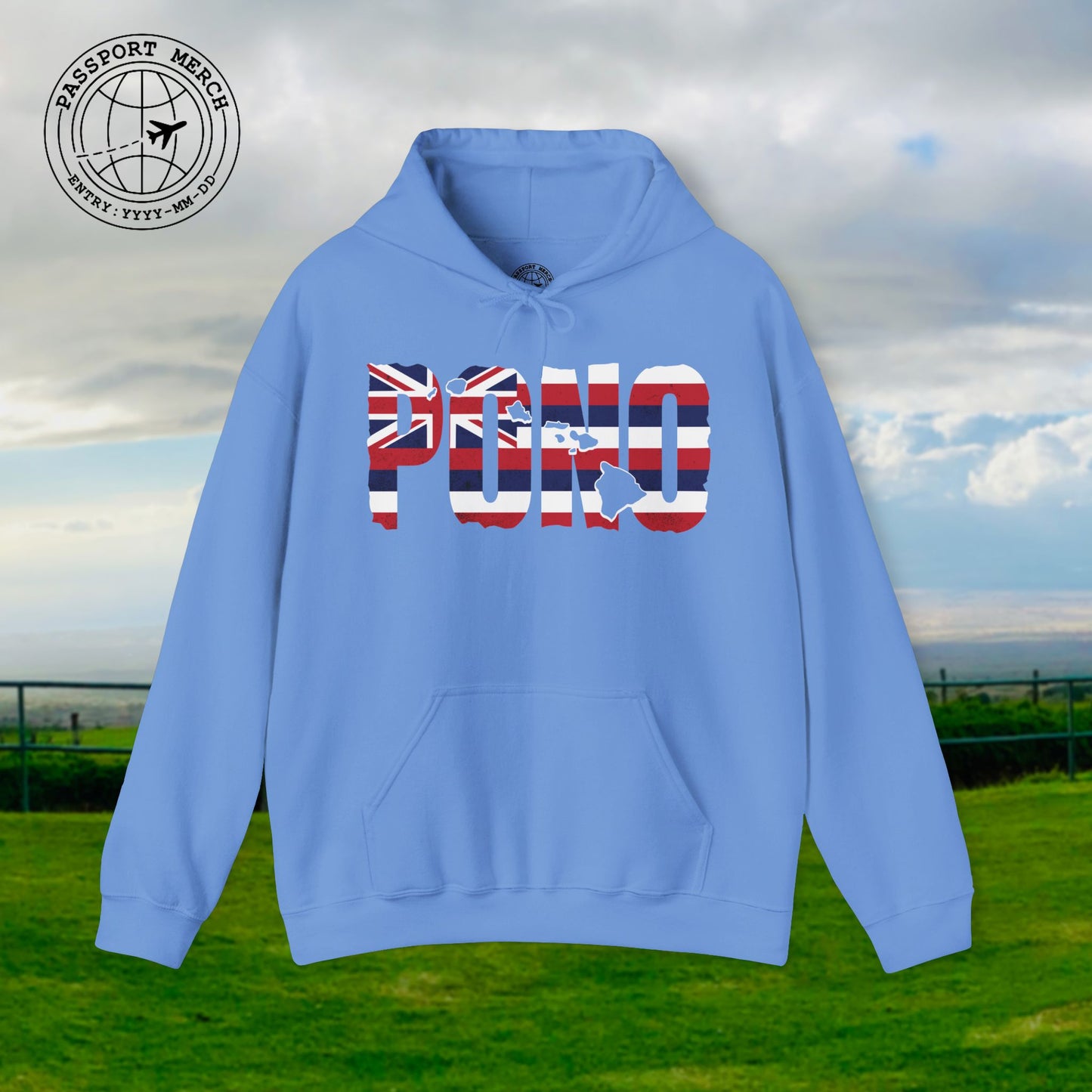 Hawaii Pono Letter Flag Hoodie