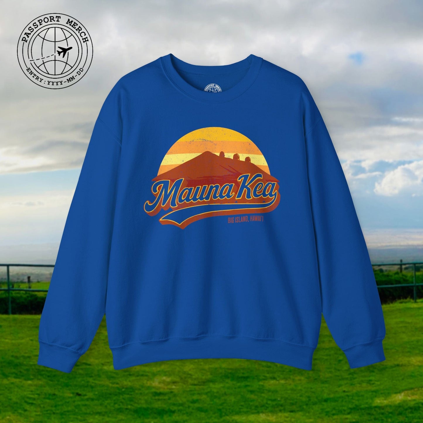 Vintage Mauna Kea, Big Island, Hawaii Crewneck