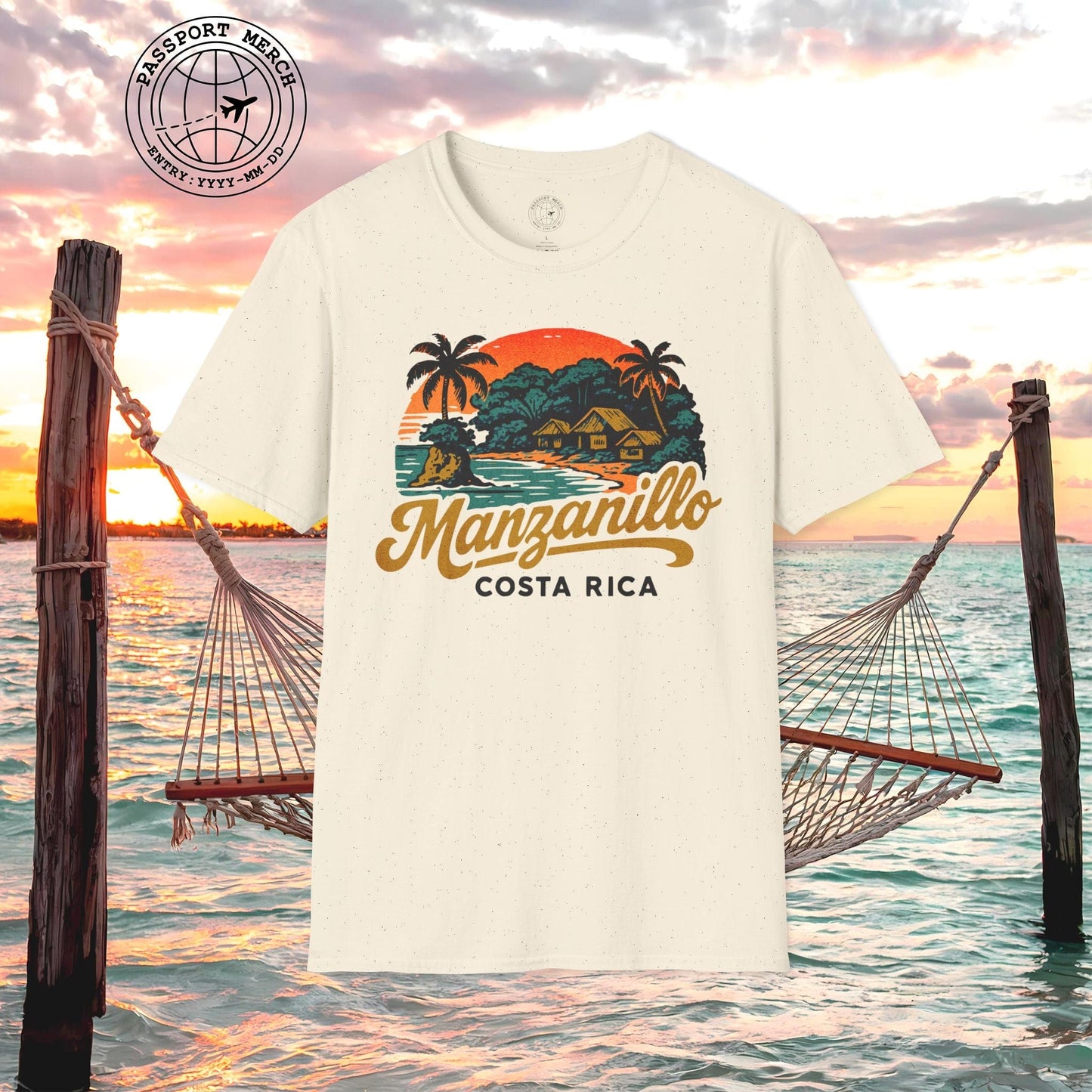 Manzanillo, Costa Rica - 80's Vintage T-Shirt
