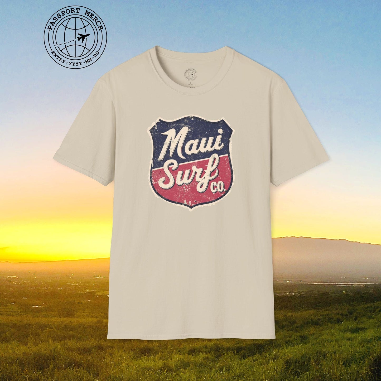 Vintage Maui Surf Co. Shield Hawaii T-Shirt