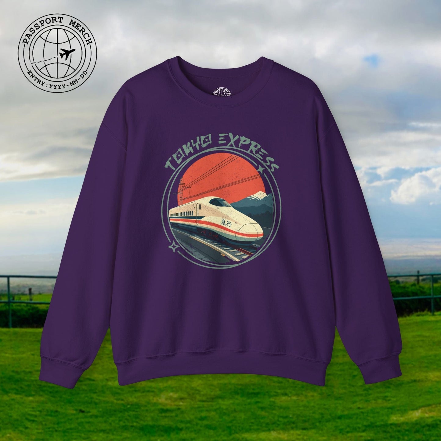 Tokyo Express, Japan Crewneck