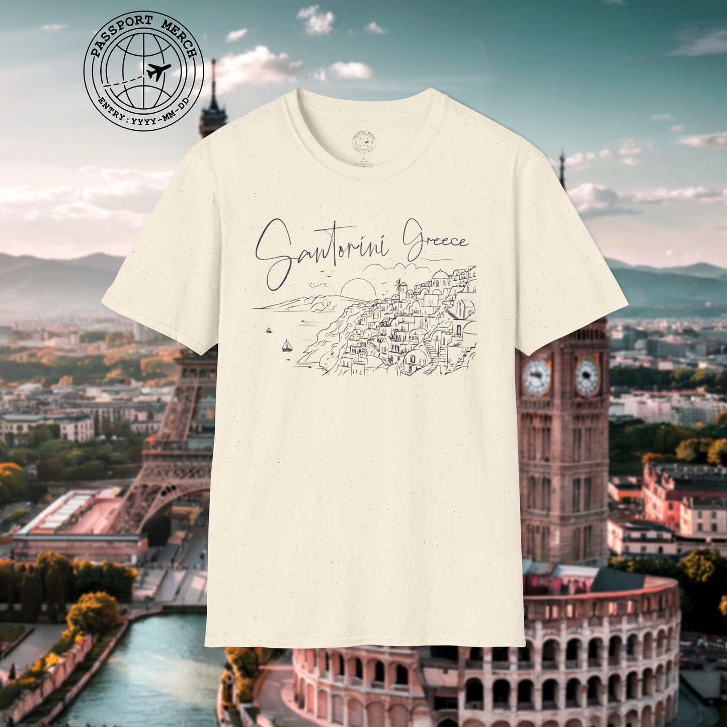 Santorini Dreaming Greece T-Shirt
