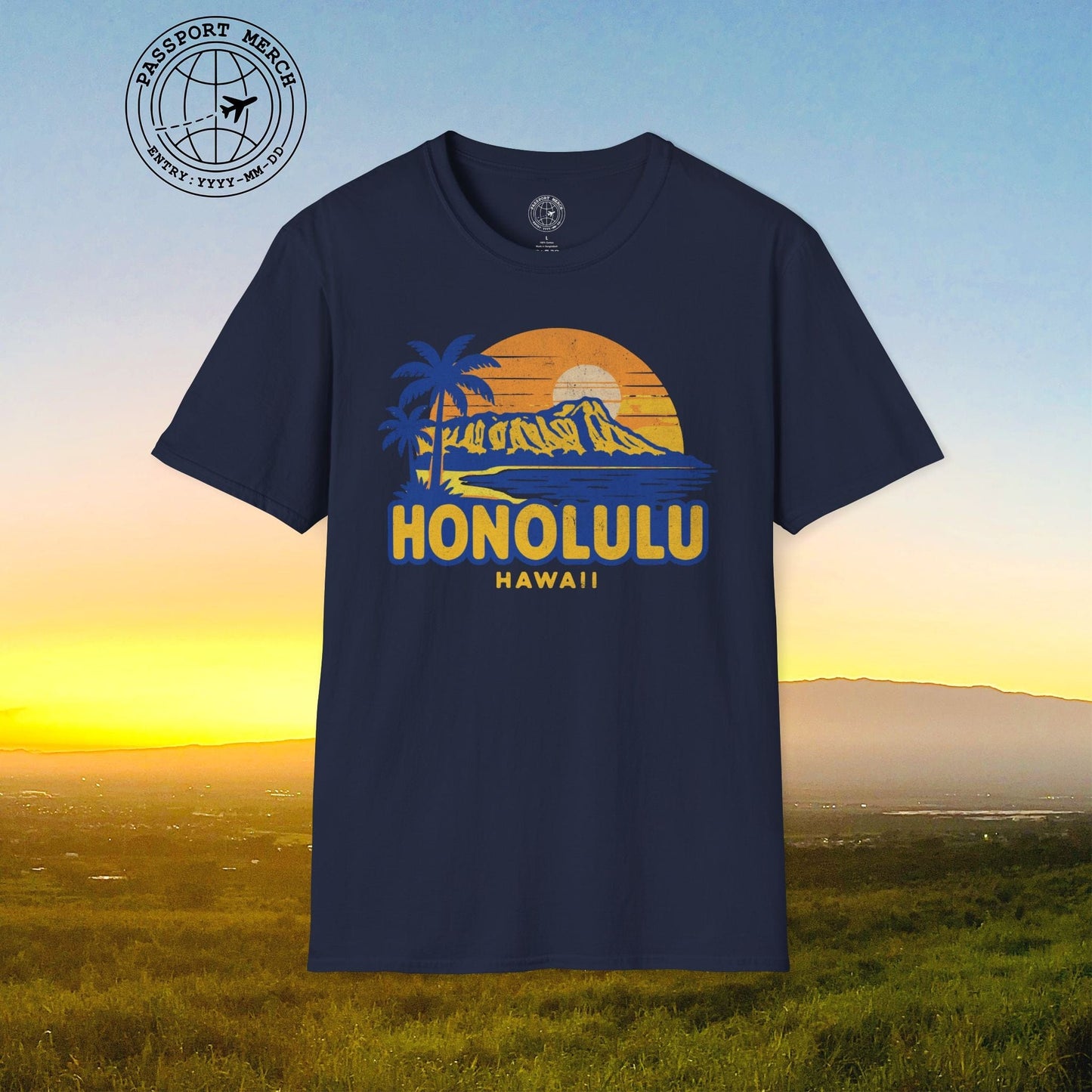 Honolulu, Oahu, Hawaii - 80's Vintage T-Shirt