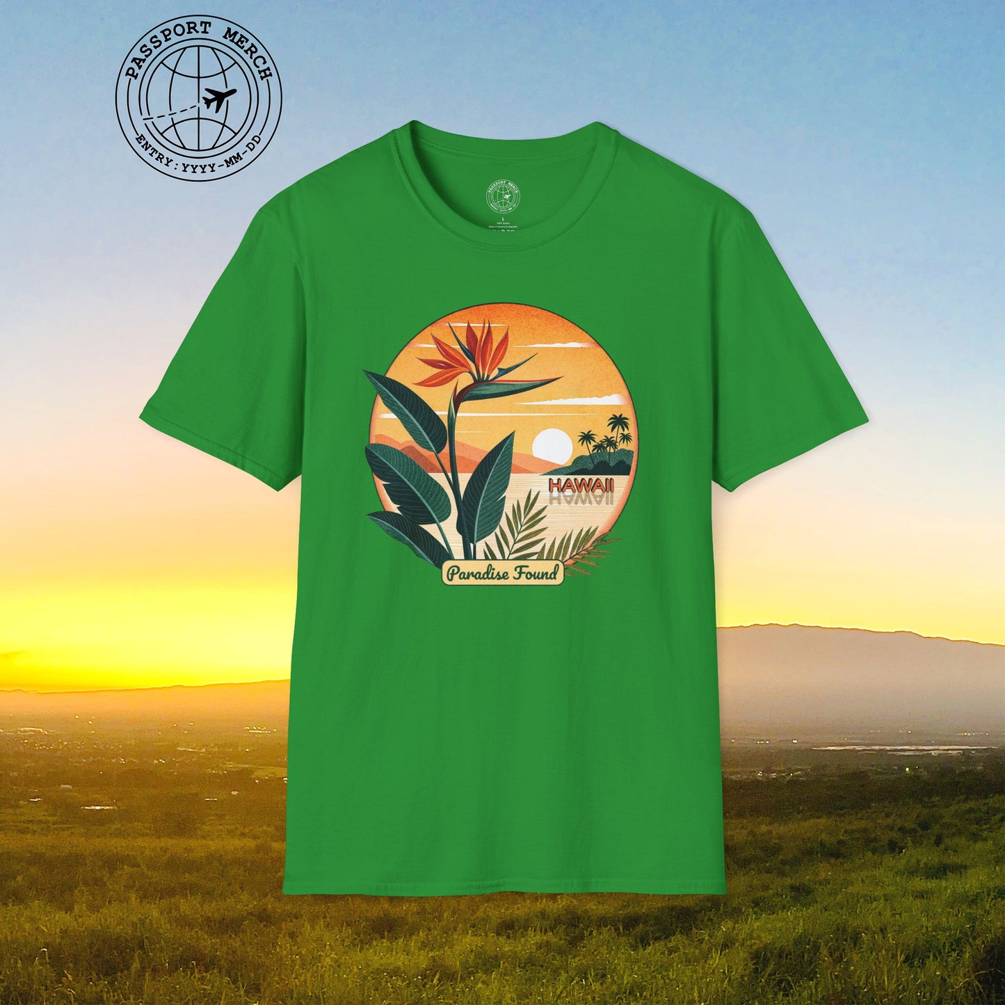 Retro (Bird of) Paradise Found, Hawaii T-Shirt