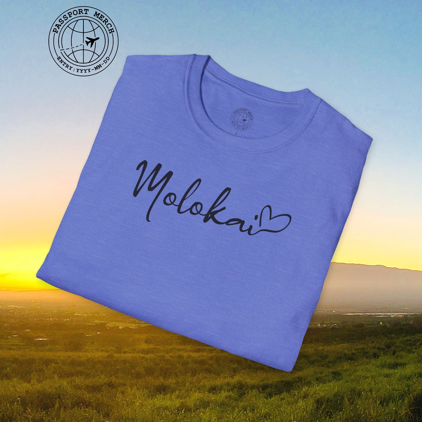 Heart Signature (Islands Edition), Molokai, Hawaii T-Shirt
