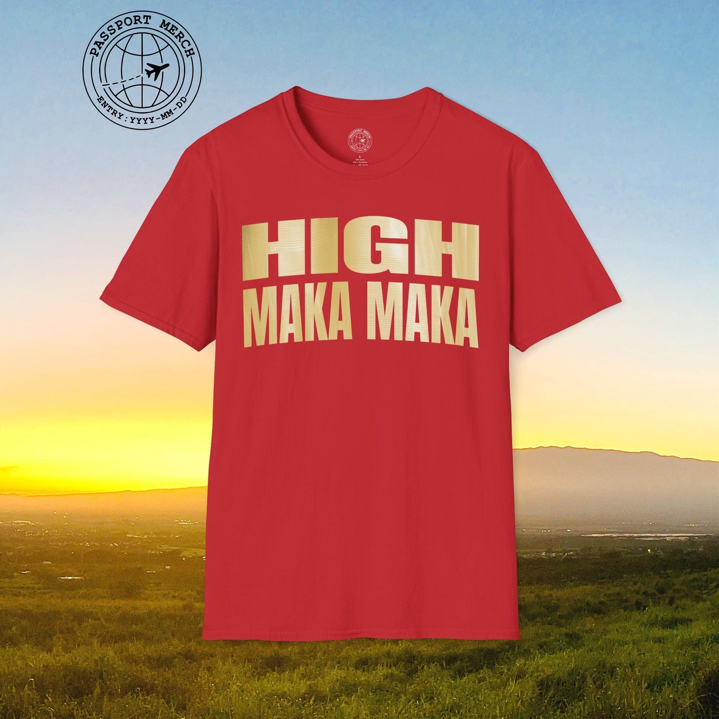 Bullion Gold High Maka Maka, Hawaii T-Shirt