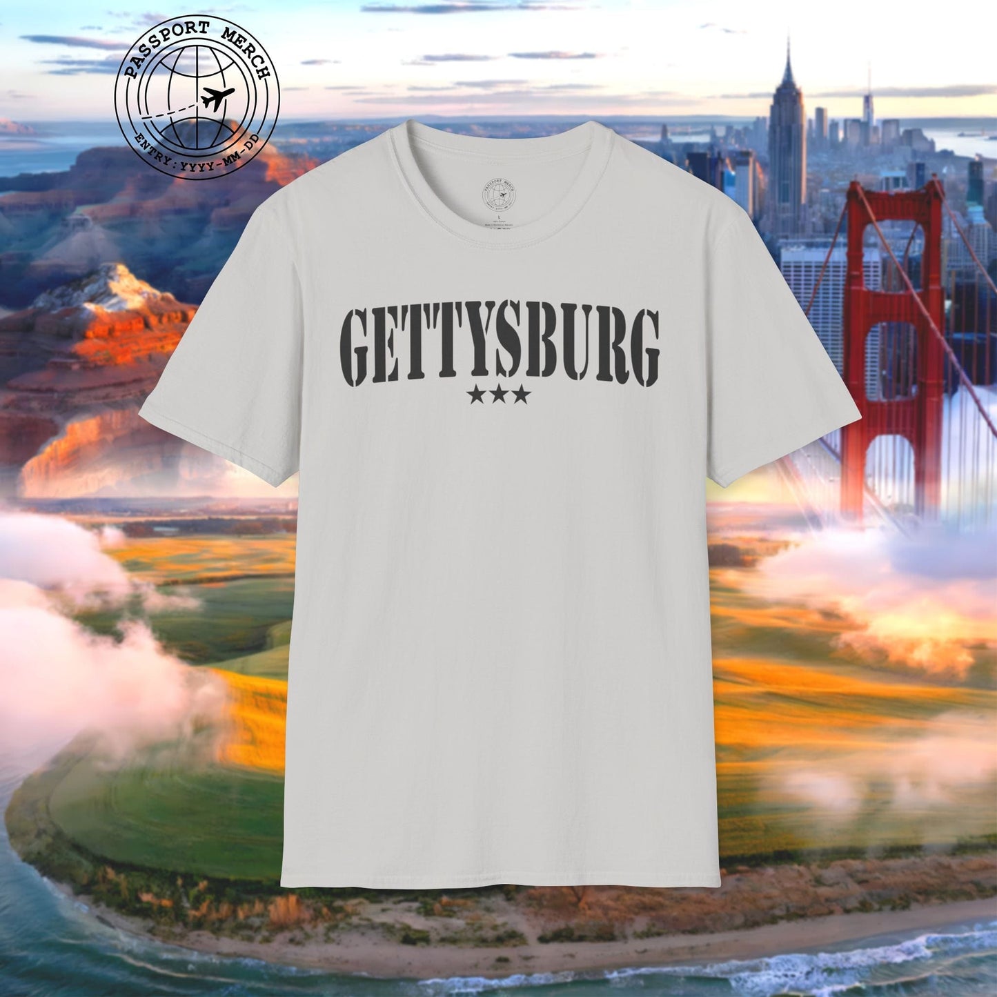 Classic Military, Gettysburg, Pennsylvania T-Shirt