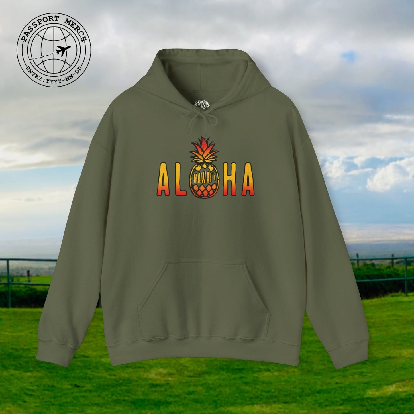 Aloha Pineapple Fire, Hawaii Hoodie